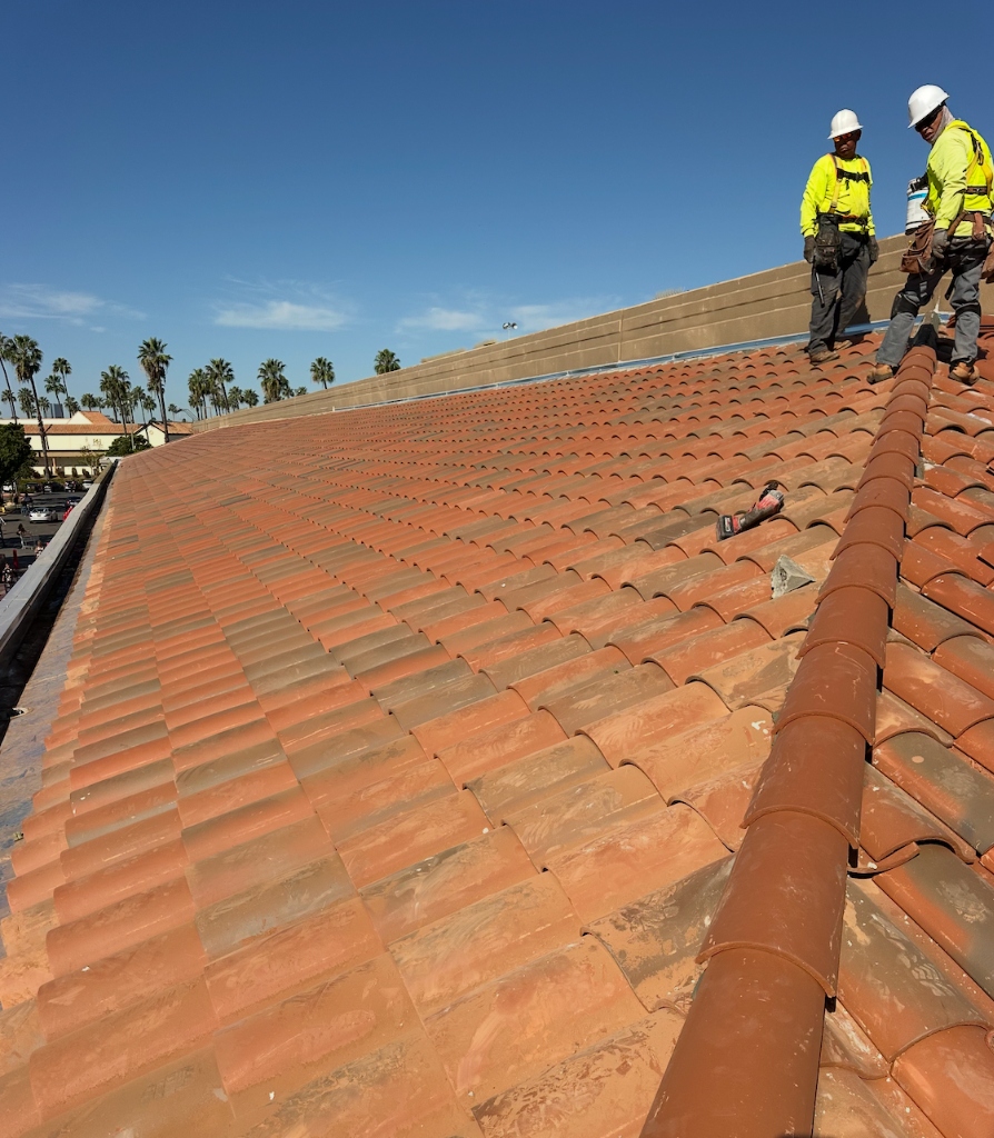 Retail Plaza Spanish Tile Mansard Overhaul