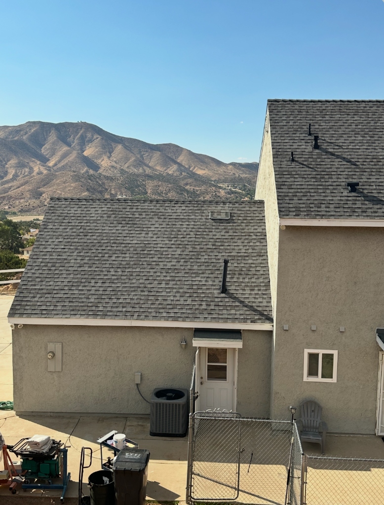Architectural Shingle Re-Roof with Solar Attic Ventilation