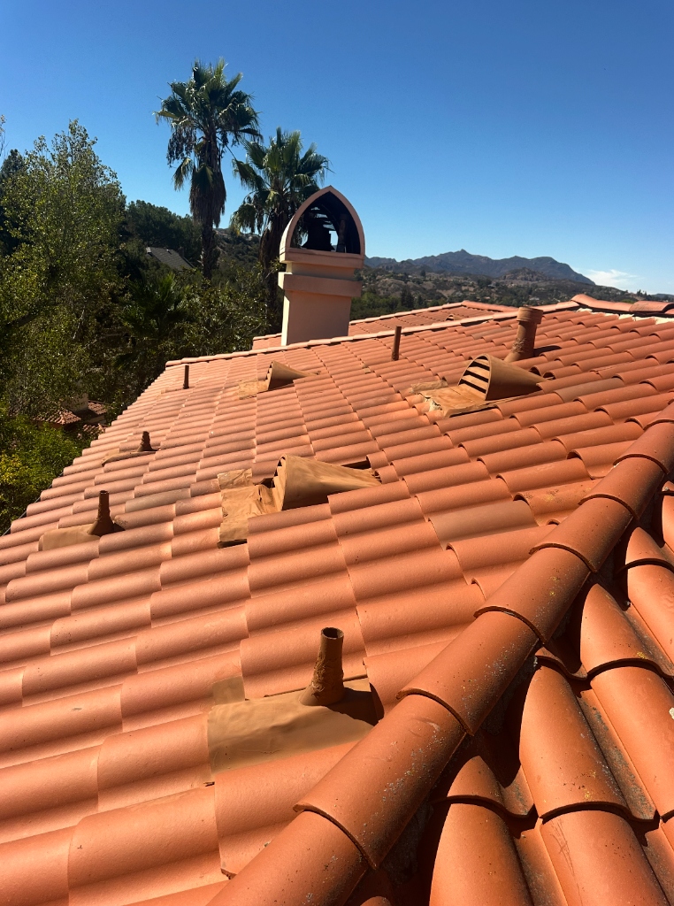 Spanish Bell-Tower Chimney & Ridge Detail